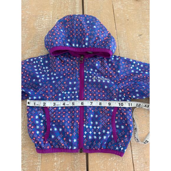 Columbia Girls Whitetail Trail Omni Wick Jacket 6-12M water & wind resistant - Picture 9 of 12